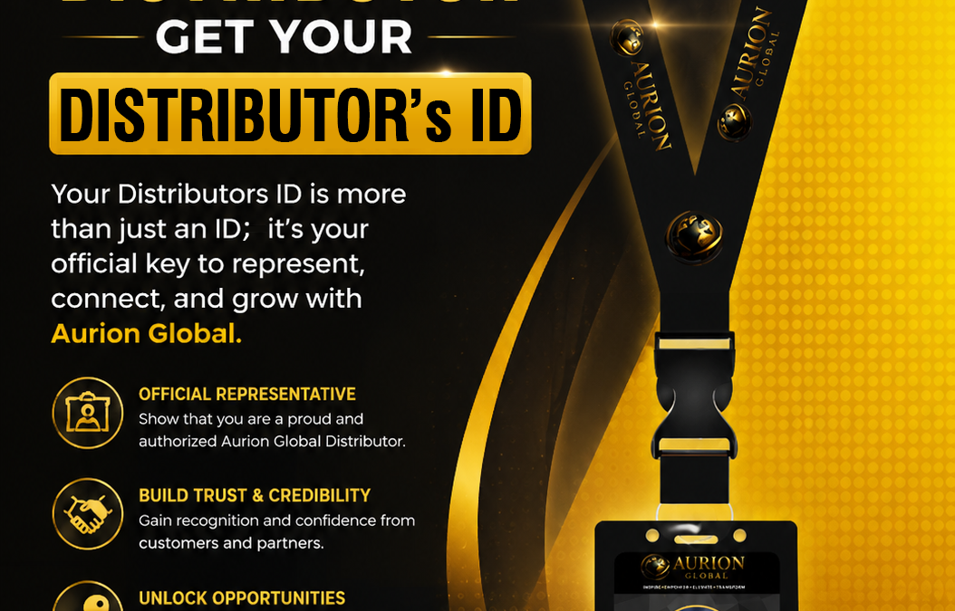 It’s time to make it official! Get your AGC Distributor’s ID