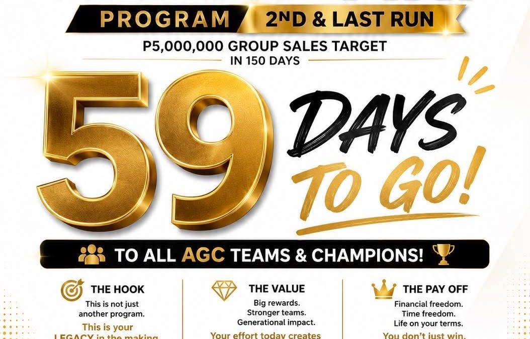 59 DAYS TO GO!