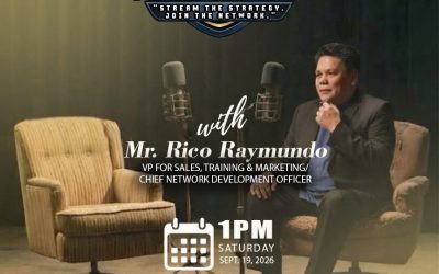 Join us this Saturday for an exclusive conversation with Mr. Rico Raymundo,